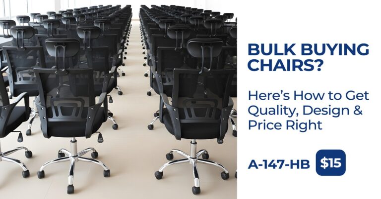 Bulk Buying Chairs? Here’s How to Get Quality, Design & Price Right