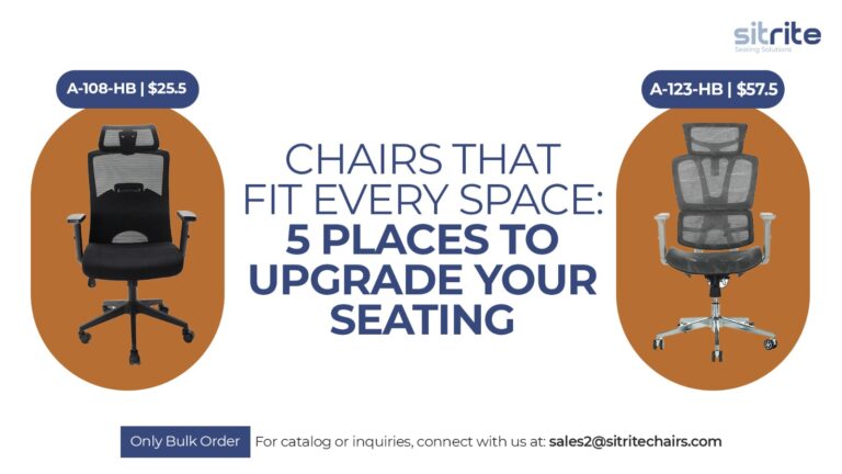 Chairs That Fit Every Space: 5 Places to Upgrade Your Seating