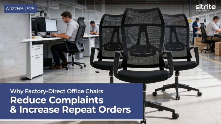 Why Factory-Direct Office Chairs Reduce Complaints and Increase Repeat Orders
