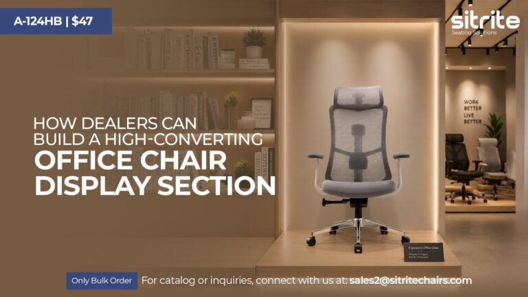 How Dealers Can Build a High-Converting Office Chair Display Section